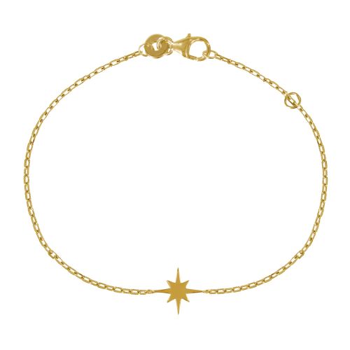 Bracelet Plaqué Etoile Polaire - LES POULETTES BIJOUX - Modalova