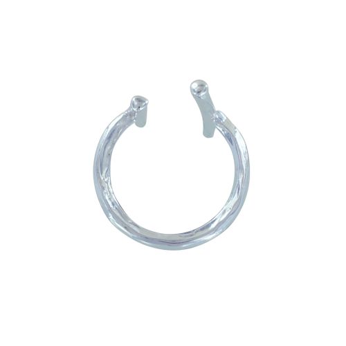 Bague Métal Argenté Deux Barres - LES POULETTES BIJOUX - Modalova