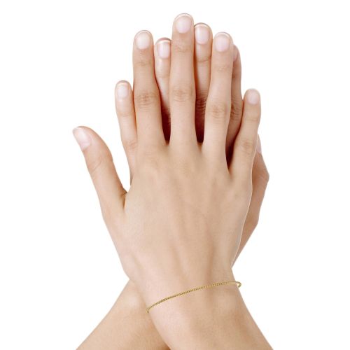 Bracelet Plaqué Jonc Torsadé Très Fin 6,3cm - LES POULETTES BIJOUX - Modalova