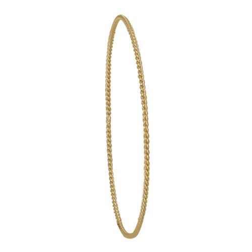 Bracelet Plaqué Jonc Torsadé Très Fin 6,3cm - LES POULETTES BIJOUX - Modalova