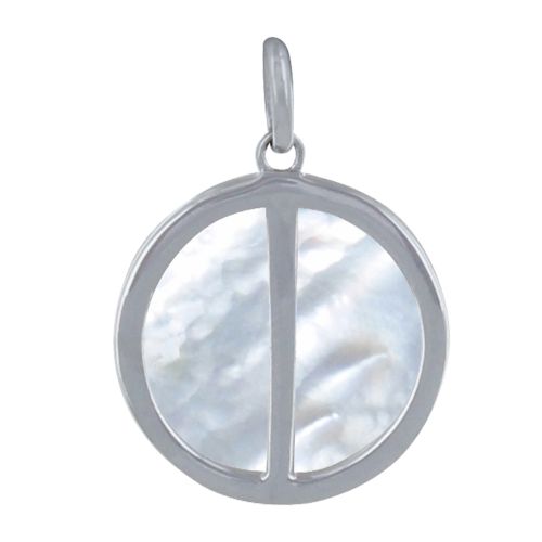 Pendentif Rond de Nacre - LES POULETTES BIJOUX - Modalova