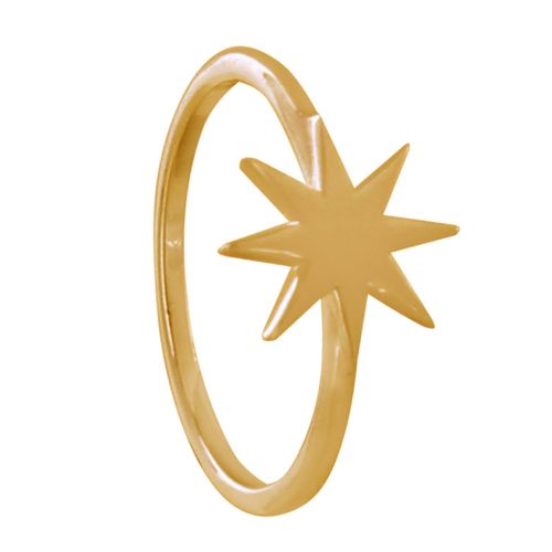 Bague Plaqué Etoile du Berger - taille 50 - LES POULETTES BIJOUX - Modalova