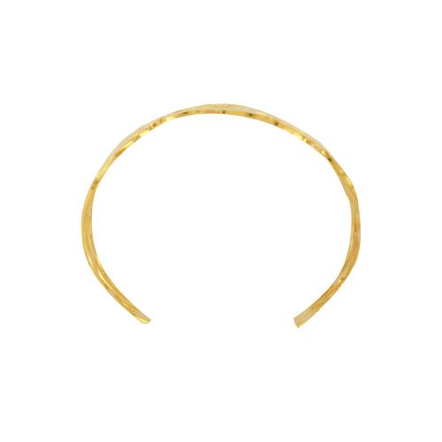 Bracelet Acier Doré Manchette Marguerites - LES POULETTES BIJOUX - Modalova