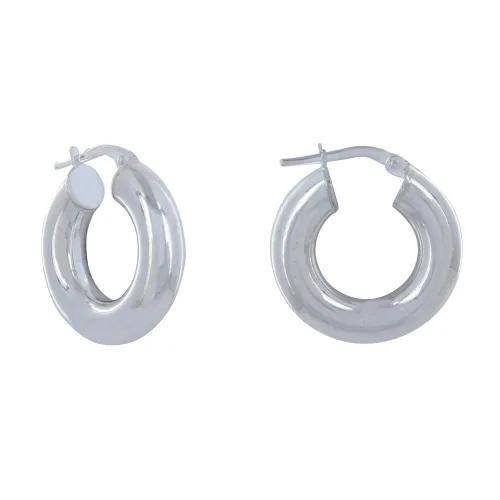 Boucles d'Oreilles 925 Créoles Rondes Épaisses 2cm - LES POULETTES BIJOUX - Modalova
