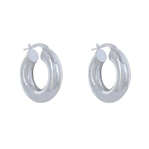Boucles d'Oreilles 925 Créoles Rondes Épaisses 2cm - LES POULETTES BIJOUX - Modalova