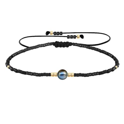 Bracelet Lien Perle d'Eau Douce et Petites Perles Brillantes - LES POULETTES BIJOUX - Modalova