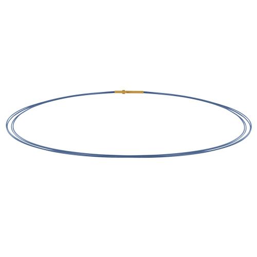 Collier 5 Câbles Fermoir Acier Doré - LES POULETTES BIJOUX - Modalova