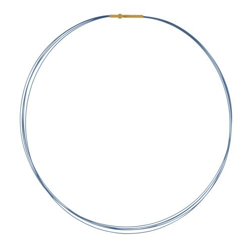 Collier 5 Câbles Fermoir Acier Doré - LES POULETTES BIJOUX - Modalova