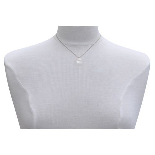 Collier Argent 925 Fleur de Nacre Ivoire - taille 40 cm - LES POULETTES BIJOUX - Modalova