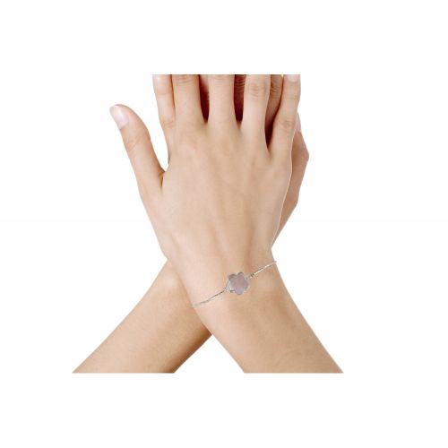 Bracelet Argent Chance et Nacre - LES POULETTES BIJOUX - Modalova