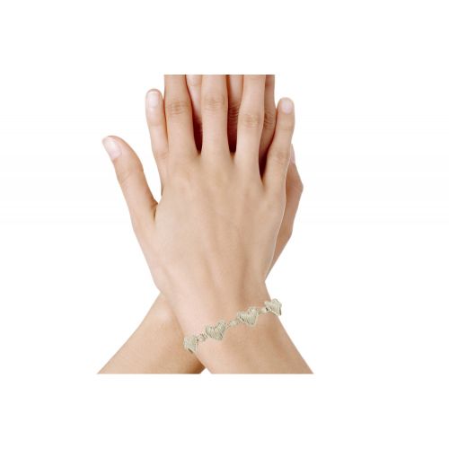 V Cruciani Bracelet Dentelle Coeurs - LES POULETTES BIJOUX - Modalova