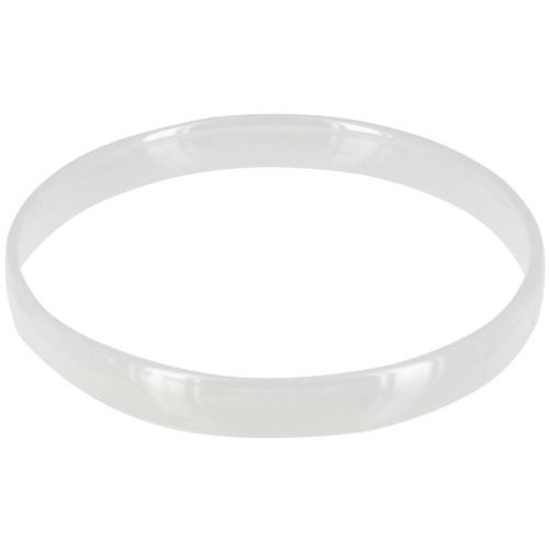 V Bracelet Jonc de Céramique Blanche - 8mm - LES POULETTES BIJOUX - Modalova