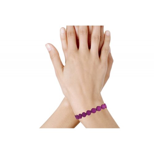 Cruciani Bracelet Dentelle Confettis Framboise Ecrasée - LES POULETTES BIJOUX - Modalova