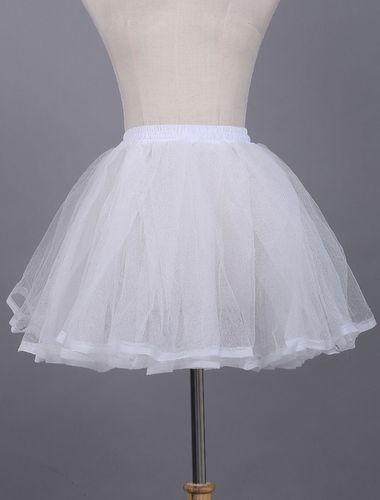 Lolita blanc dentelle jupon jupon Polyester Dguisements Halloween - Milanoo FR - Modalova
