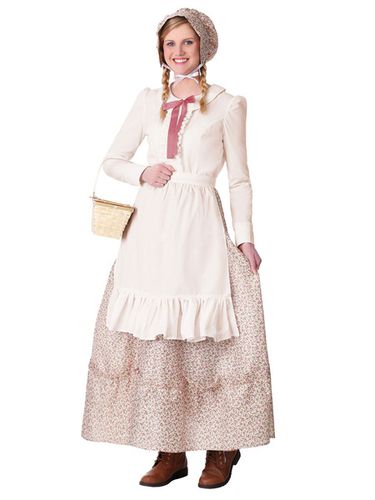 Petites s Costumes Style pastoral imprim floral noeuds volants Vintage Farm Dguisements Halloween Costume - Milanoo - Modalova
