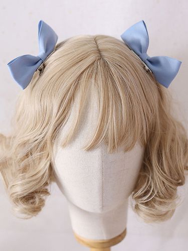 Lolita douce arcs coiffe bb bleu Lolita cheveux accessoires Dguisements Halloween - Milanoo FR - Modalova