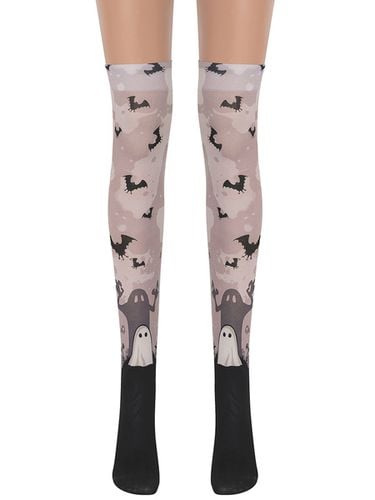 Halloween s genou chaussettes hautes fantme chauve-souris Cosplay Costume - Milanoo FR - Modalova