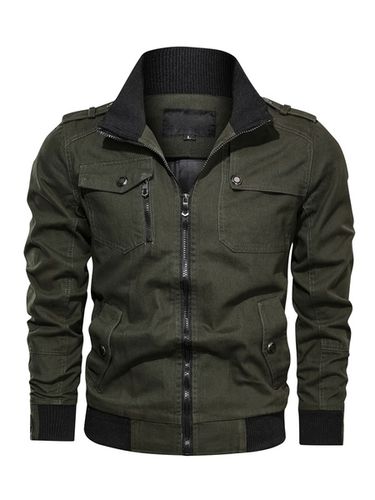 Vestes et manteaux s Jacket s Vestes s Chic Bourgogne Green Modern - Milanoo FR - Modalova