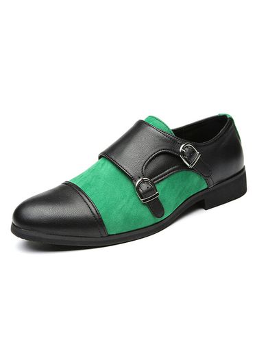 Chaussures Habilles Homme Mode Bout Pointu Slip-On Cuir PU - Milanoo FR - Modalova