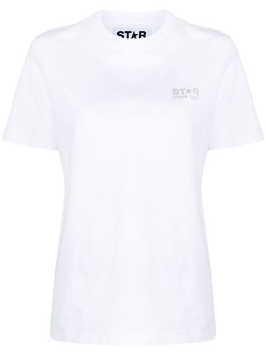 Golden Goose Logo Cotton T-Shirt - Golden Goose - Modalova