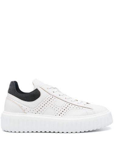 Hogan H-Stripes Leather Sneakers - Hogan - Modalova