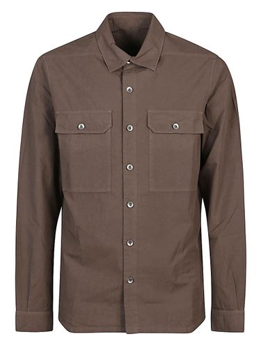 RICK OWENS DRKSHDW Logo Shirt - RICK OWENS DRKSHDW - Modalova