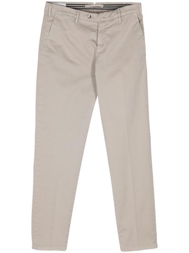 Luigi Bianchi Trousers With Logo - Luigi Bianchi - Modalova