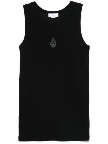 Alexander McQueen Skull Cotton Top - Alexander McQueen - Modalova