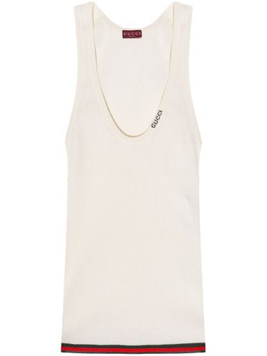 Gucci Tank Top With Logo - Gucci - Modalova