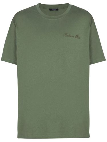 Balmain Cotton Signatured T-Shirt - Balmain - Modalova