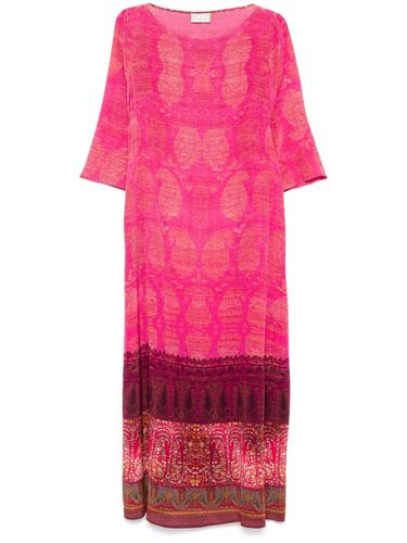 Printed Silk Maxi Dress - Pierre Louis Mascia - Modalova