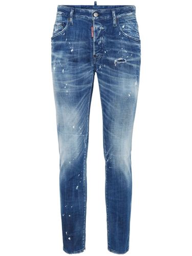 Slim Jeans With A Lived-In Effect - Dsquared2 - Modalova