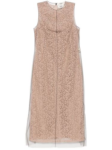 Fendi Lace Midi Dress - Fendi - Modalova