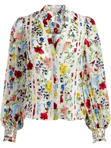 Arlette Silk Blend Blouse - ALICE+OLIVIA - Modalova