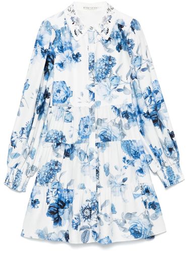 Junia Printed Mini Dress - ALICE+OLIVIA - Modalova