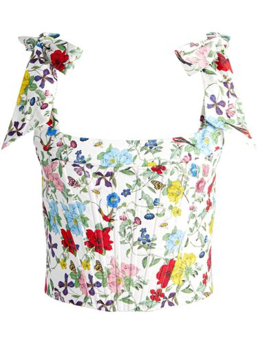 Clara Linen And Cotton Blend Top - ALICE+OLIVIA - Modalova