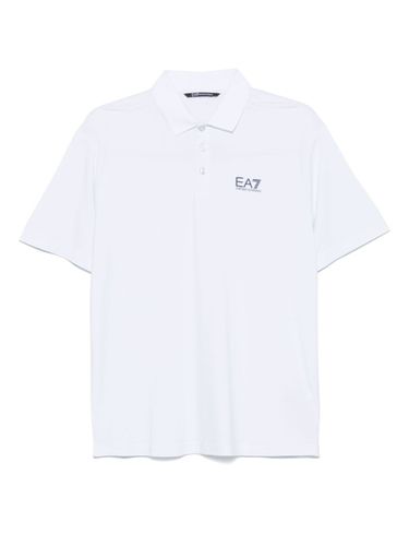 EA7 EMPORIO ARMANI Logo Polo Shirt - EA7 EMPORIO ARMANI - Modalova