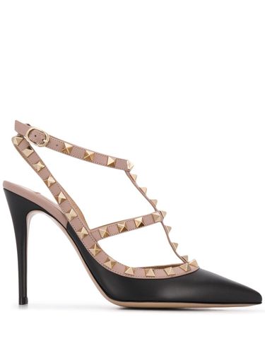 Rockstud Leather Pumps - Valentino Garavani - Modalova