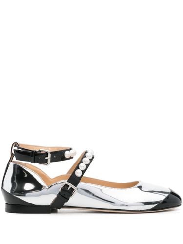 MACH & MACH Leather Bicolor Ballets - MACH & MACH - Modalova