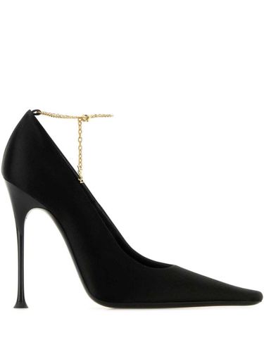 Régine Crepe Satin Pumps - Saint Laurent - Modalova