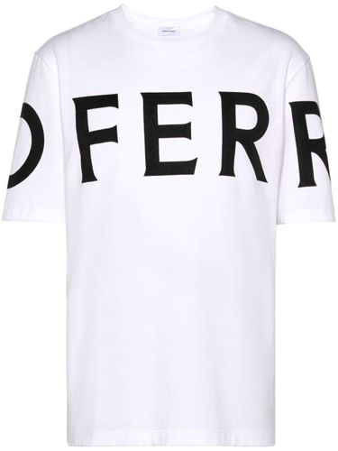 Ferragamo Logo Cotton T-Shirt - Ferragamo - Modalova
