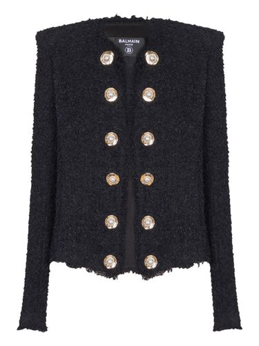 Balmain Tweed Short Jacket - Balmain - Modalova