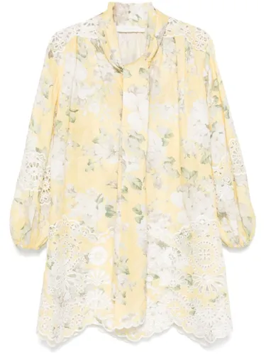 Zimmermann Acacia Linen Mini Dress - Zimmermann - Modalova