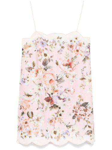 Acacia Printed Linen Mini Dress - Zimmermann - Modalova