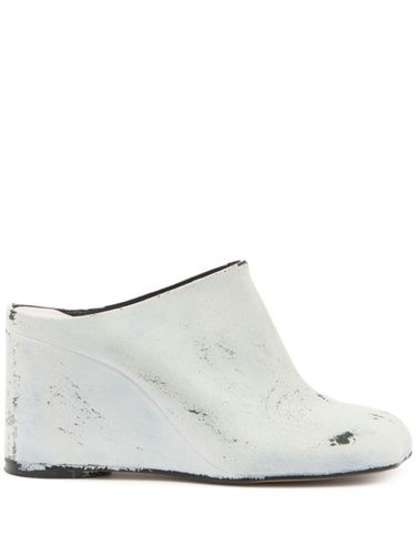 Leather Heel Mules - MM6 Maison Margiela - Modalova