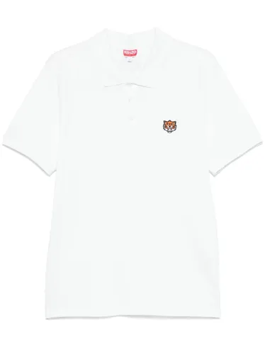 Kenzo Happy Tiger Cotton Polo Shirt - Kenzo - Modalova