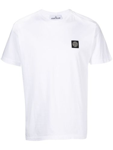Stone Island Logo Cotton T-Shirt - Stone Island - Modalova