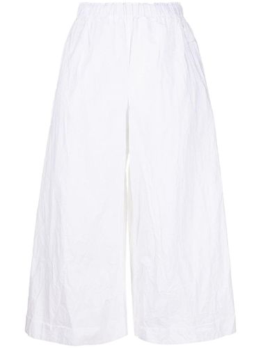 Cotton Wide-Leg Trousers - Daniela Gregis - Modalova