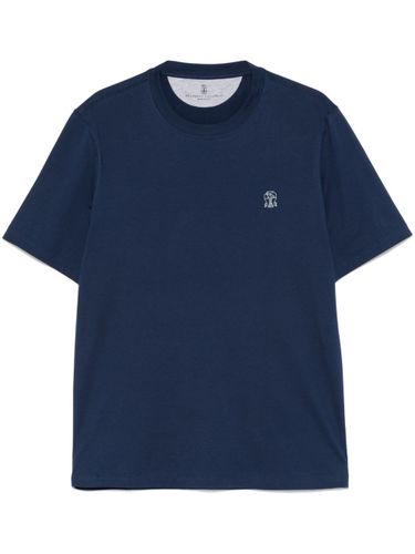 Logo Cotton T-Shirt - Brunello Cucinelli - Modalova