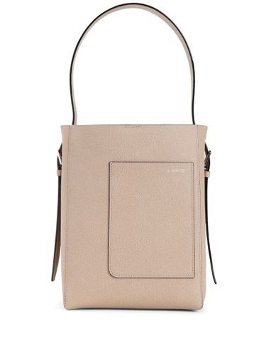 Valextra Small Leather Bucket Bag - Valextra - Modalova